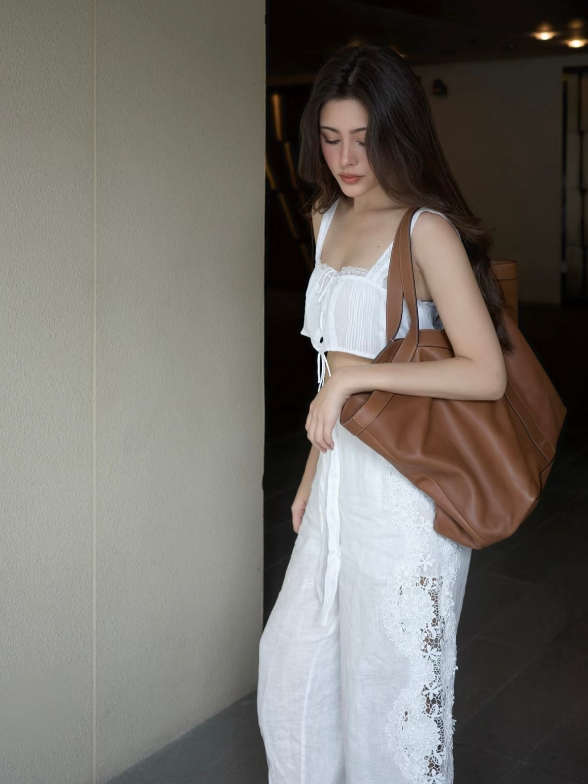 생로랑 Y 토트백