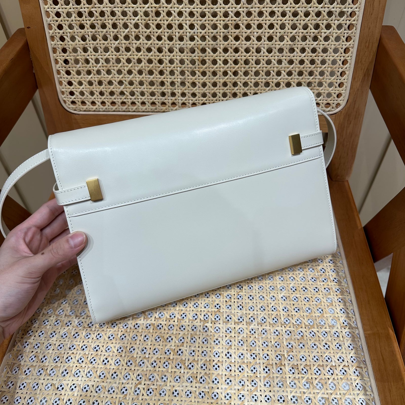 생로랑 맨하탄 숄더백 미디움