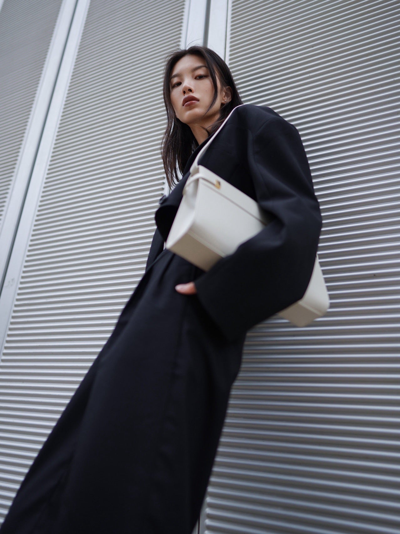 생로랑 맨하탄 숄더백 미디움