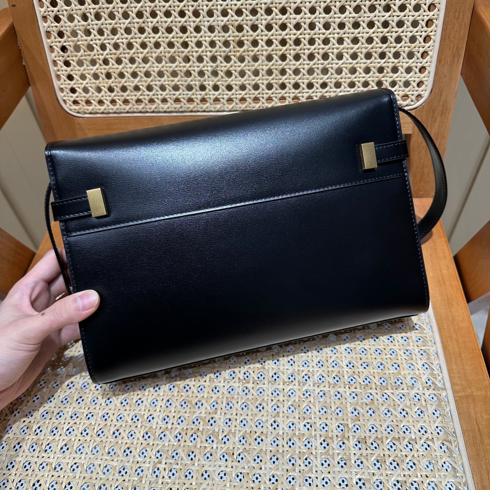 생로랑 맨하탄 숄더백 미디움