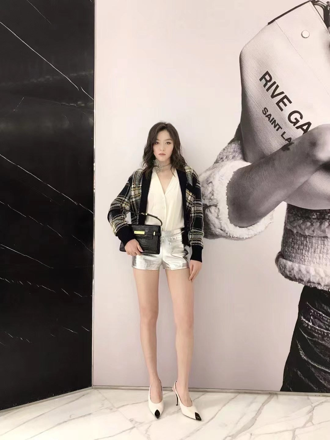 생로랑 맨하탄 숄더백 스몰