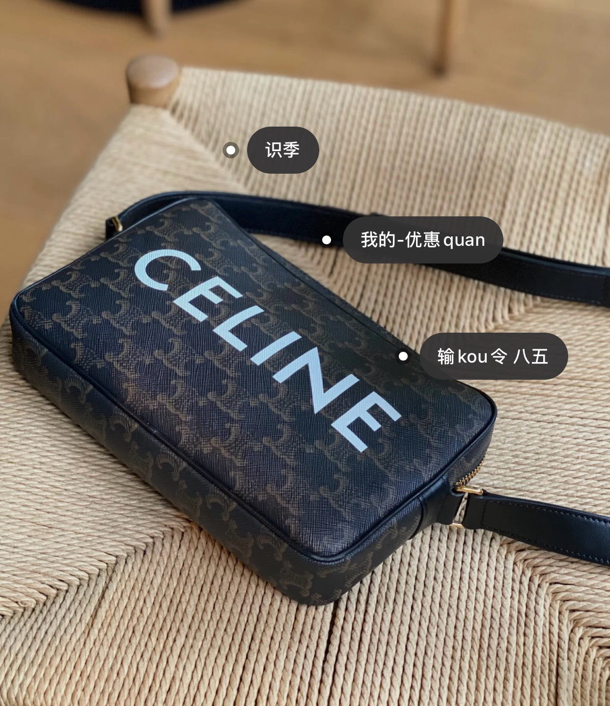 셀린느 트리옹프 메신저백