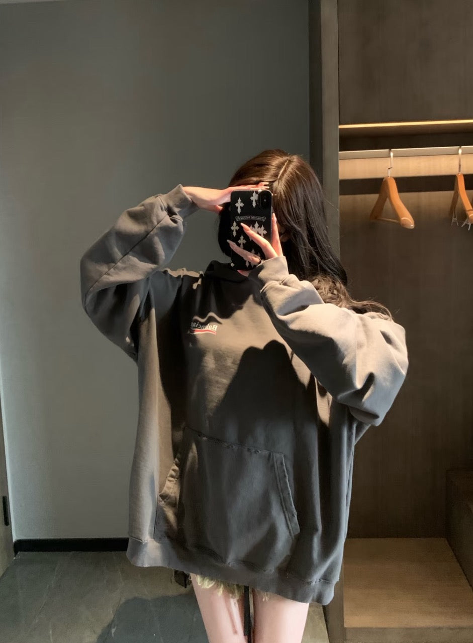 발렌시아가 폴리티컬 캠페인 라지 핏 후드티