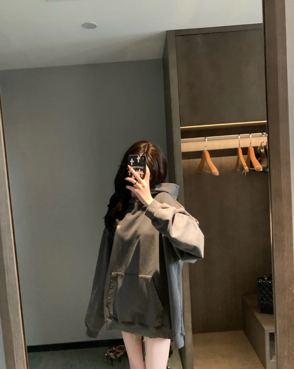 발렌시아가 폴리티컬 캠페인 라지 핏 후드티