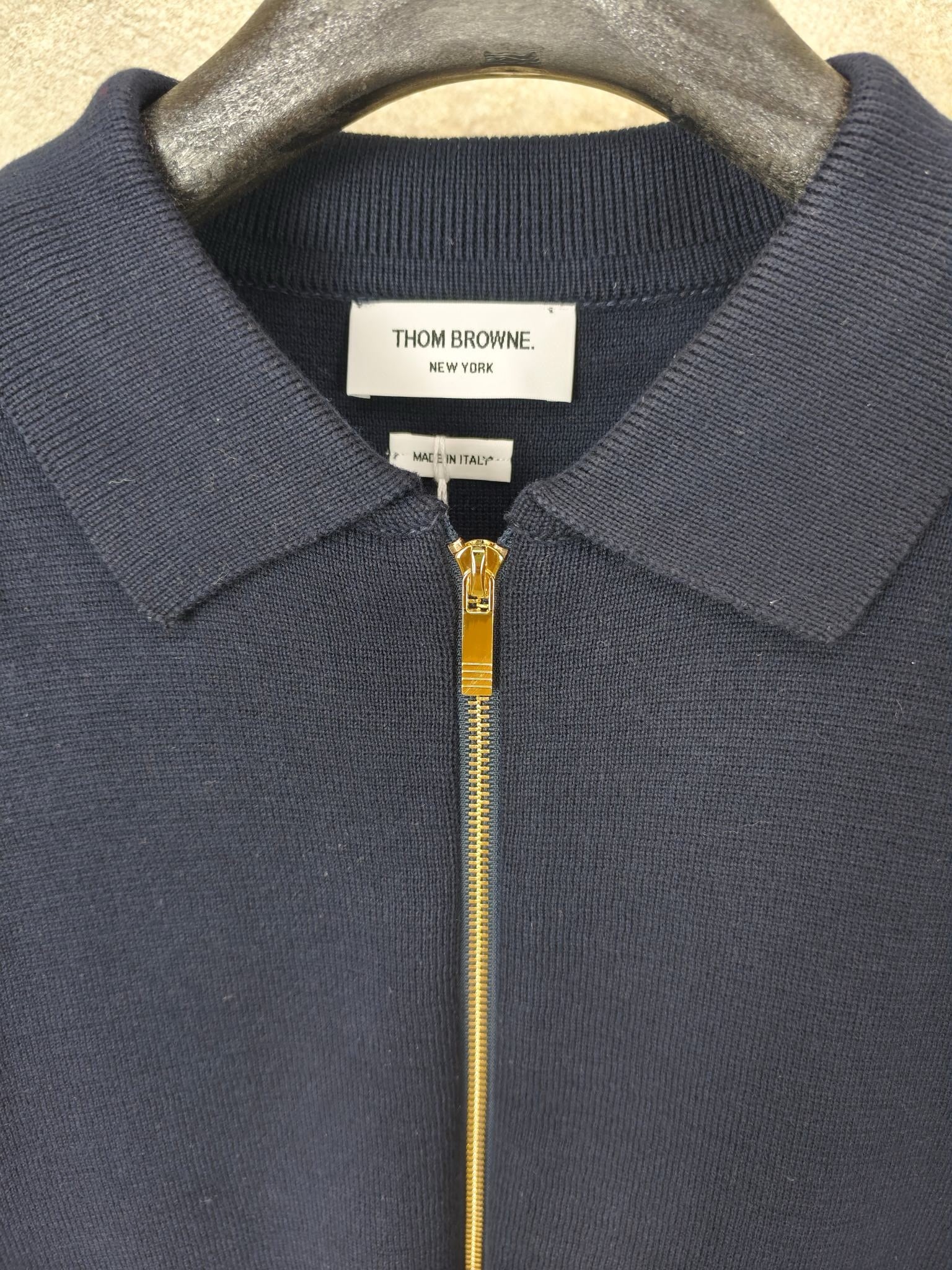 톰브라운 코튼 밀라노 스티치 암밴드 봄버 재킷