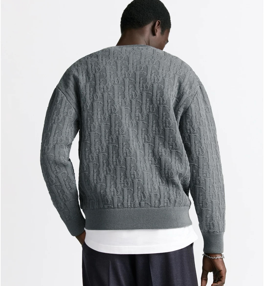 디올 오블리크 스웨터