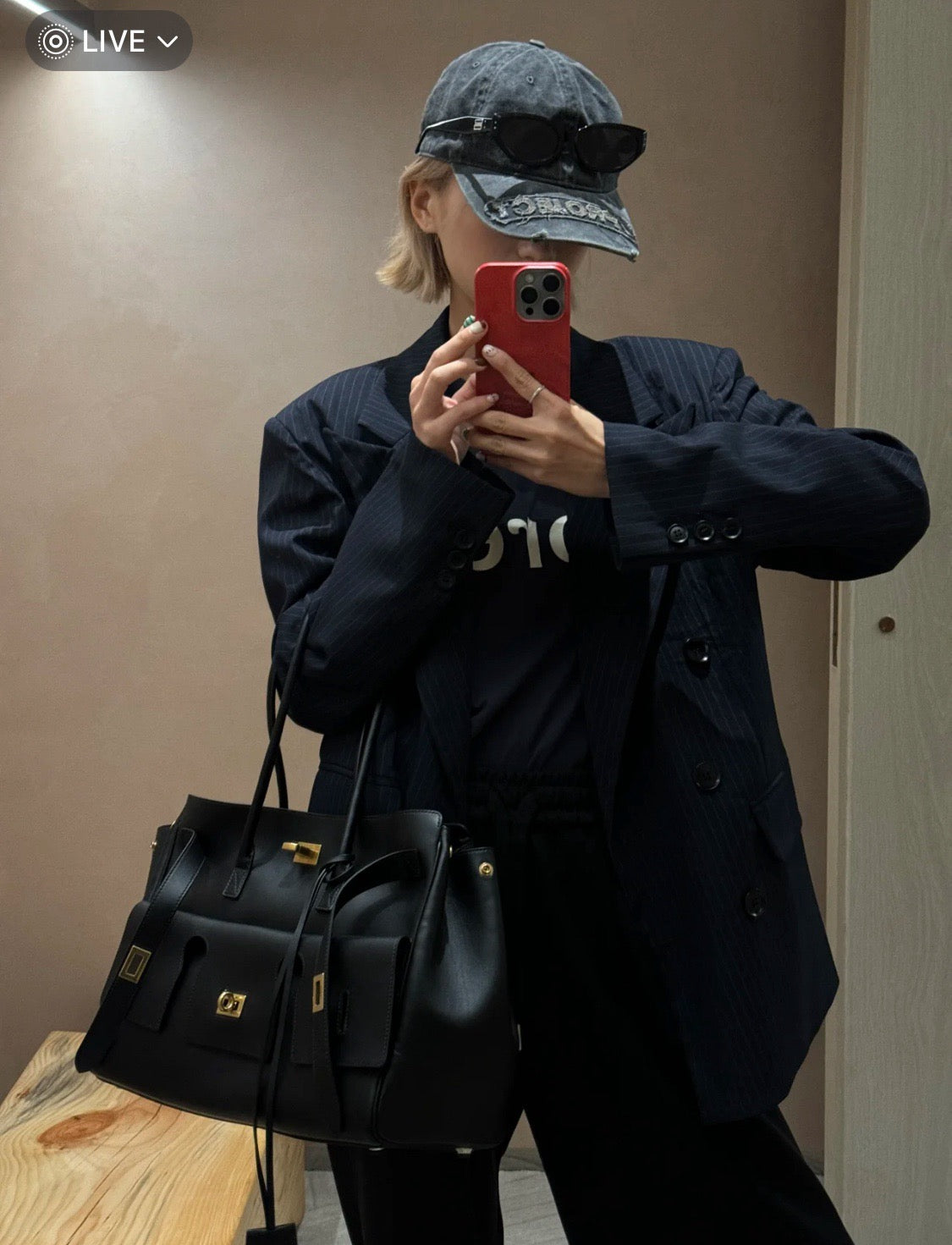발렌시아가 벨 에어 캐리 올 백 스몰
