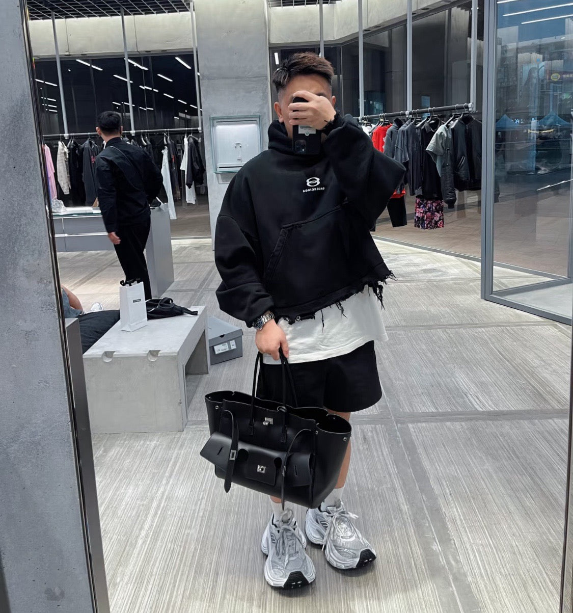 발렌시아가 벨 에어 캐리 올 백 스몰
