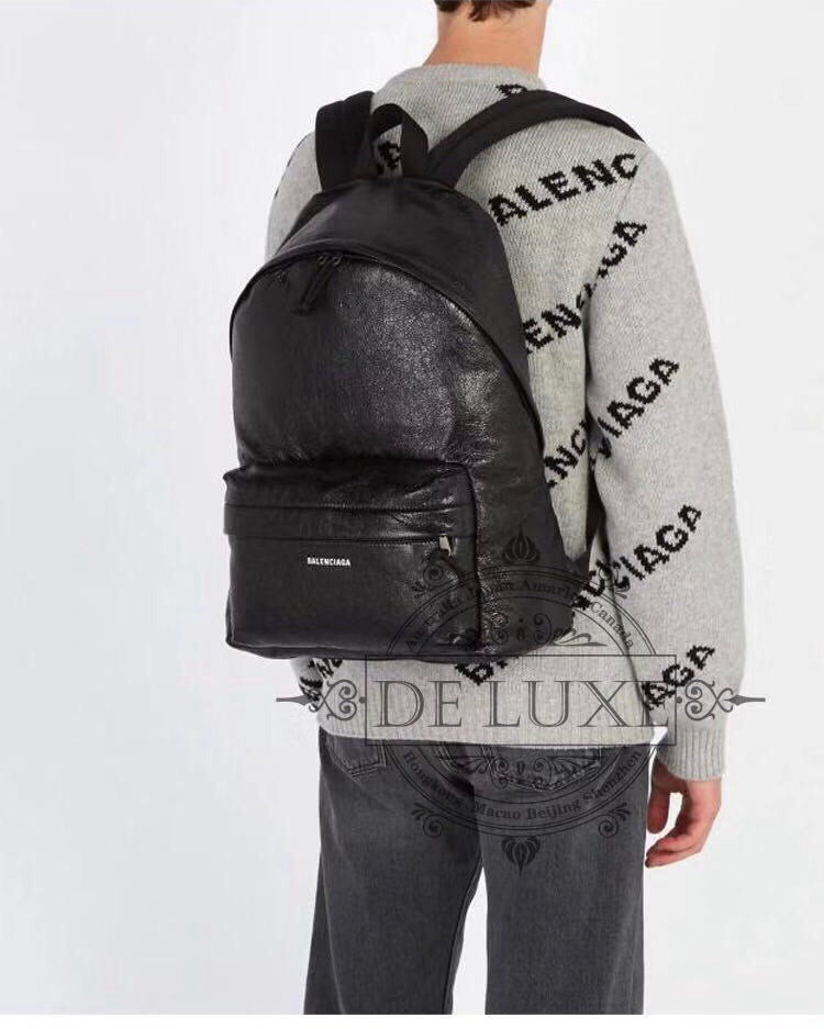 발렌시아가 익스플로러 백팩 블랙