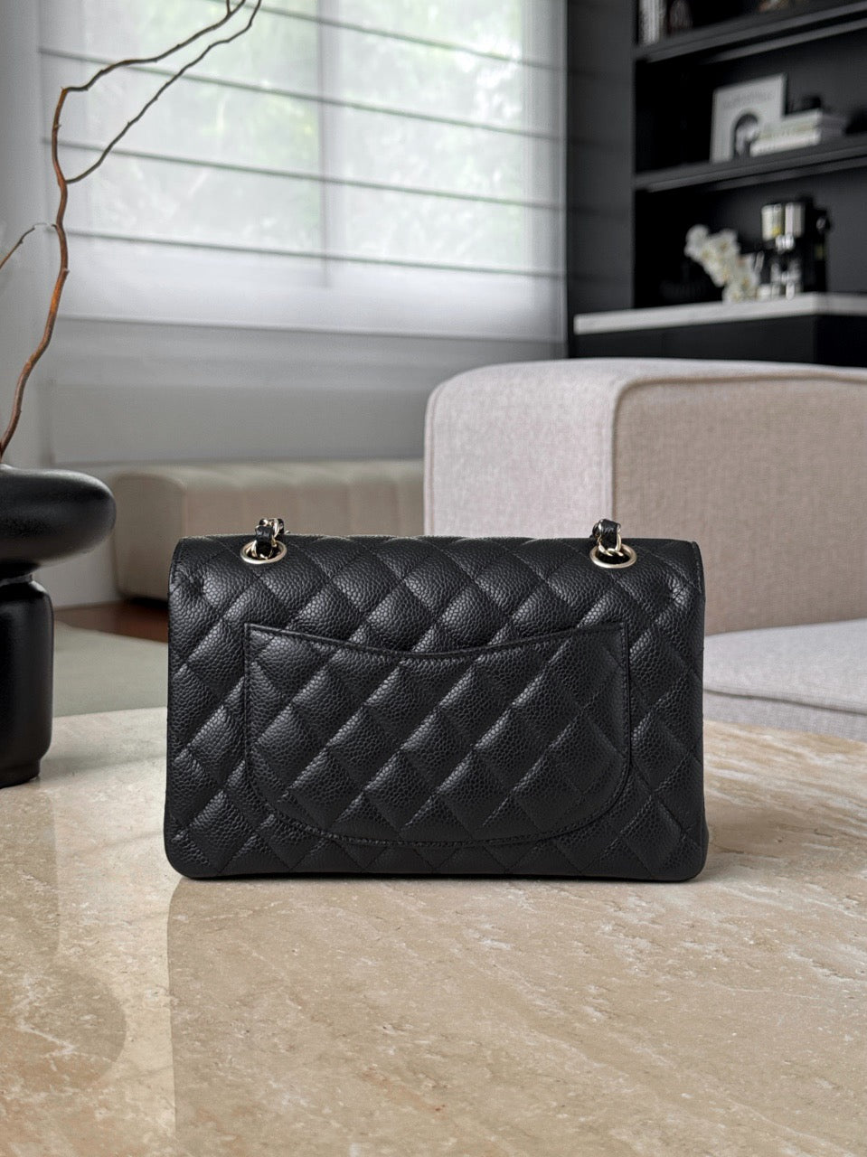 샤넬 클래식 플랩백 스몰 캐비어