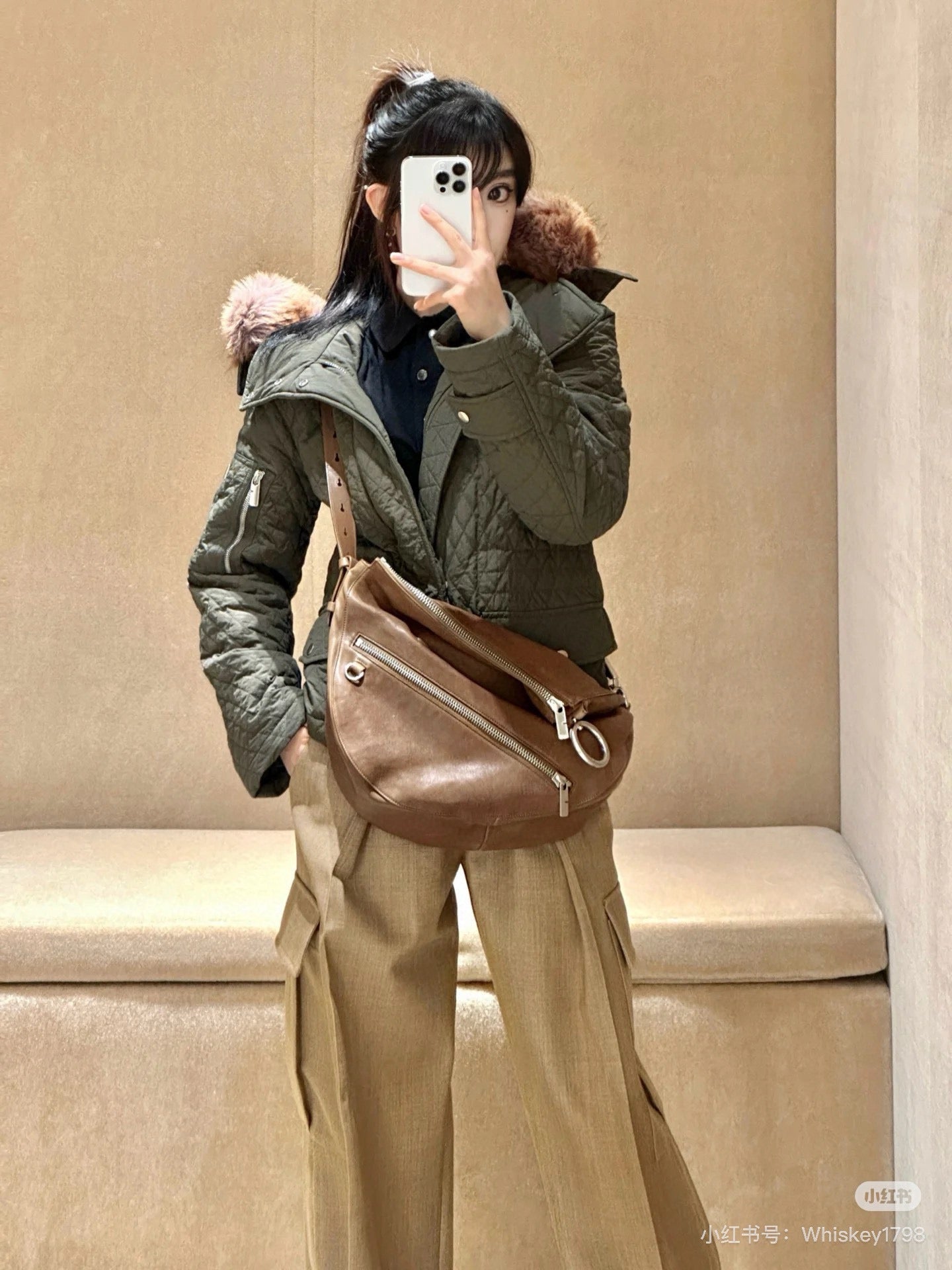 버버리 퀼팅 코튼 블렌드 자켓