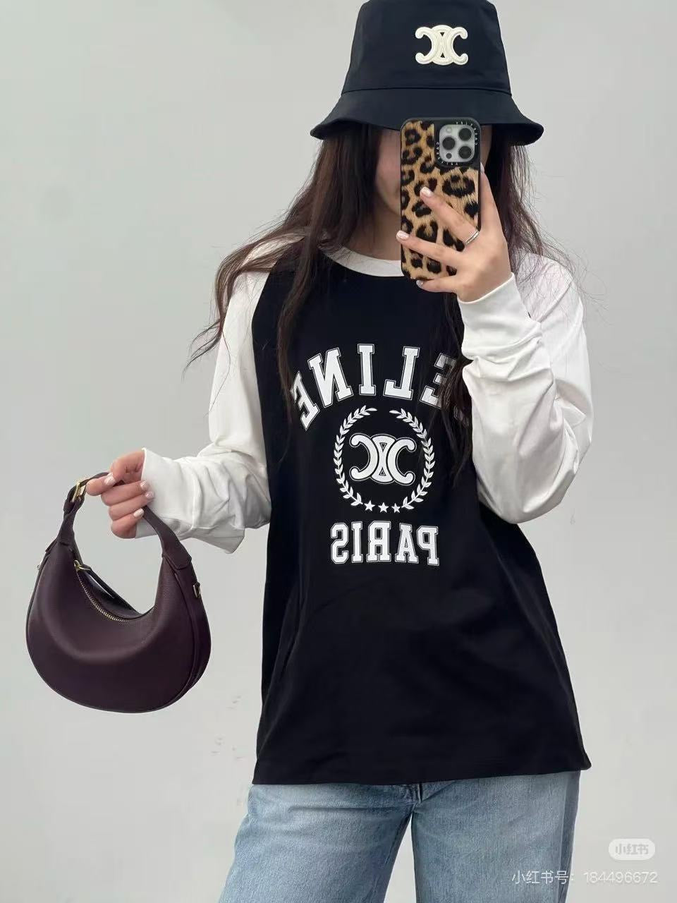 셀린느 루즈 티셔츠