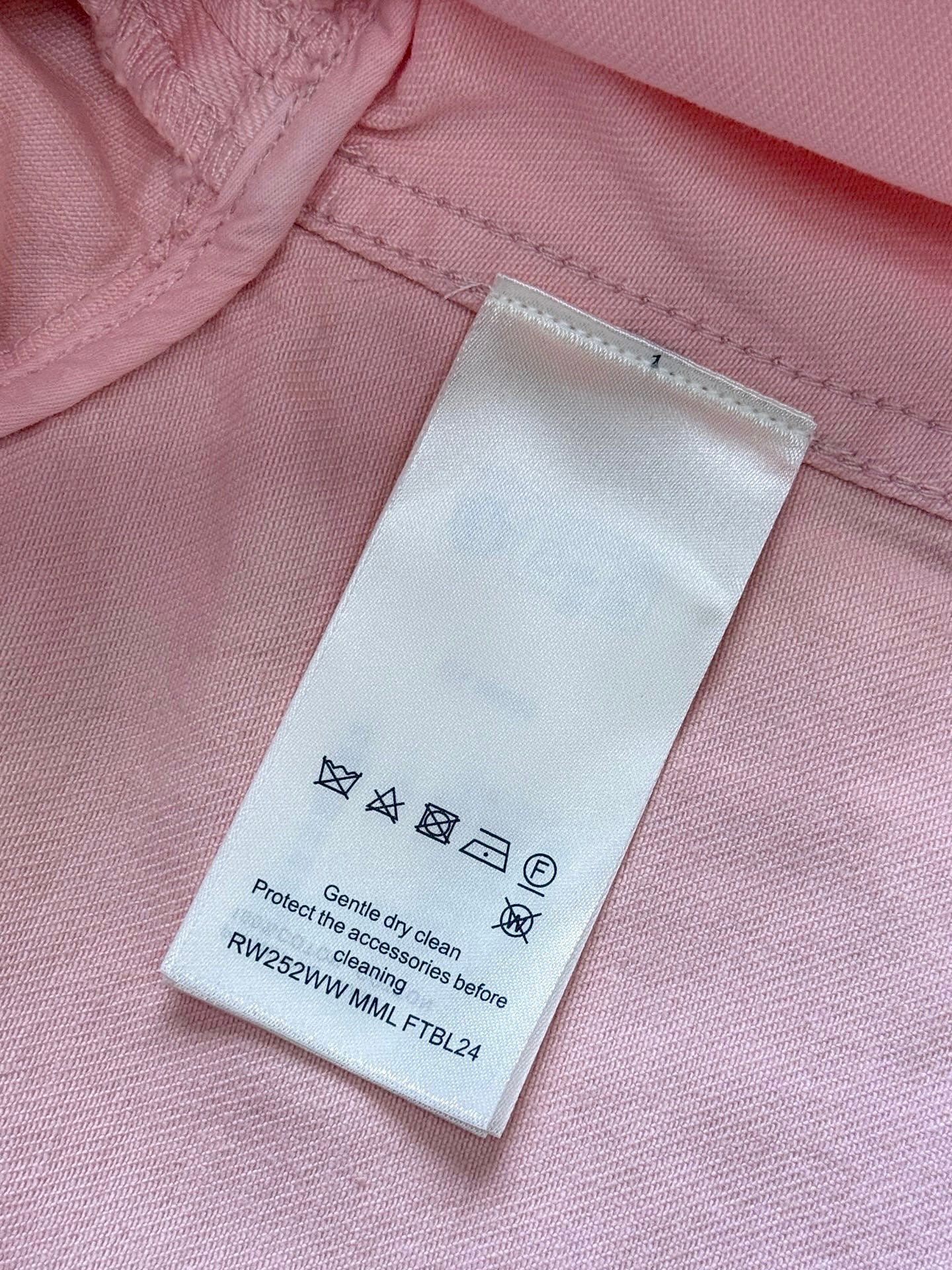 루이비통 크롭드 데님 셋업