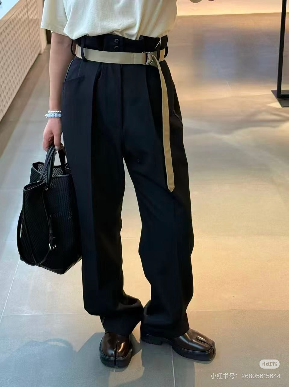 메종 마르지엘라 울 팬츠