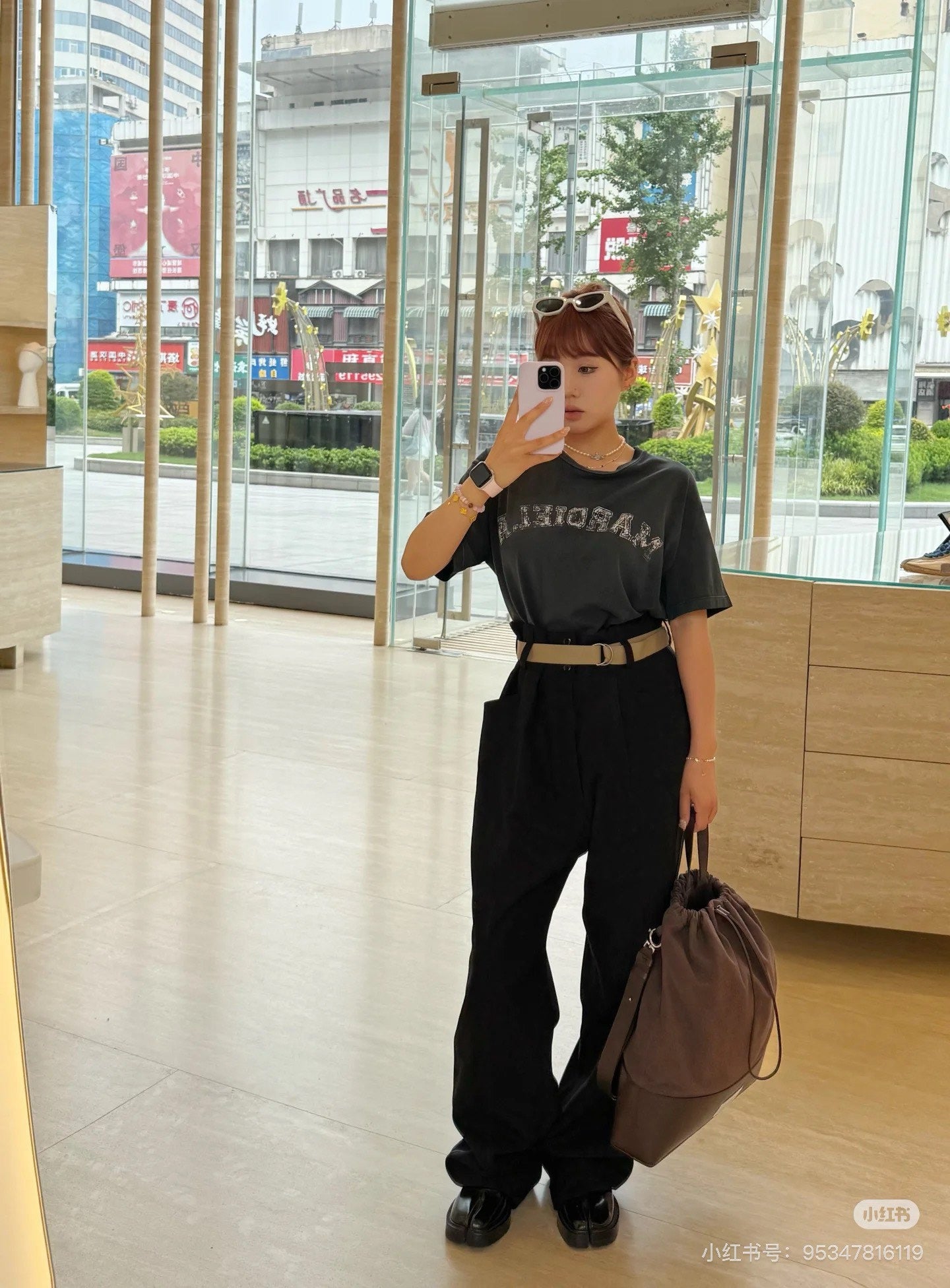 메종 마르지엘라 울 팬츠