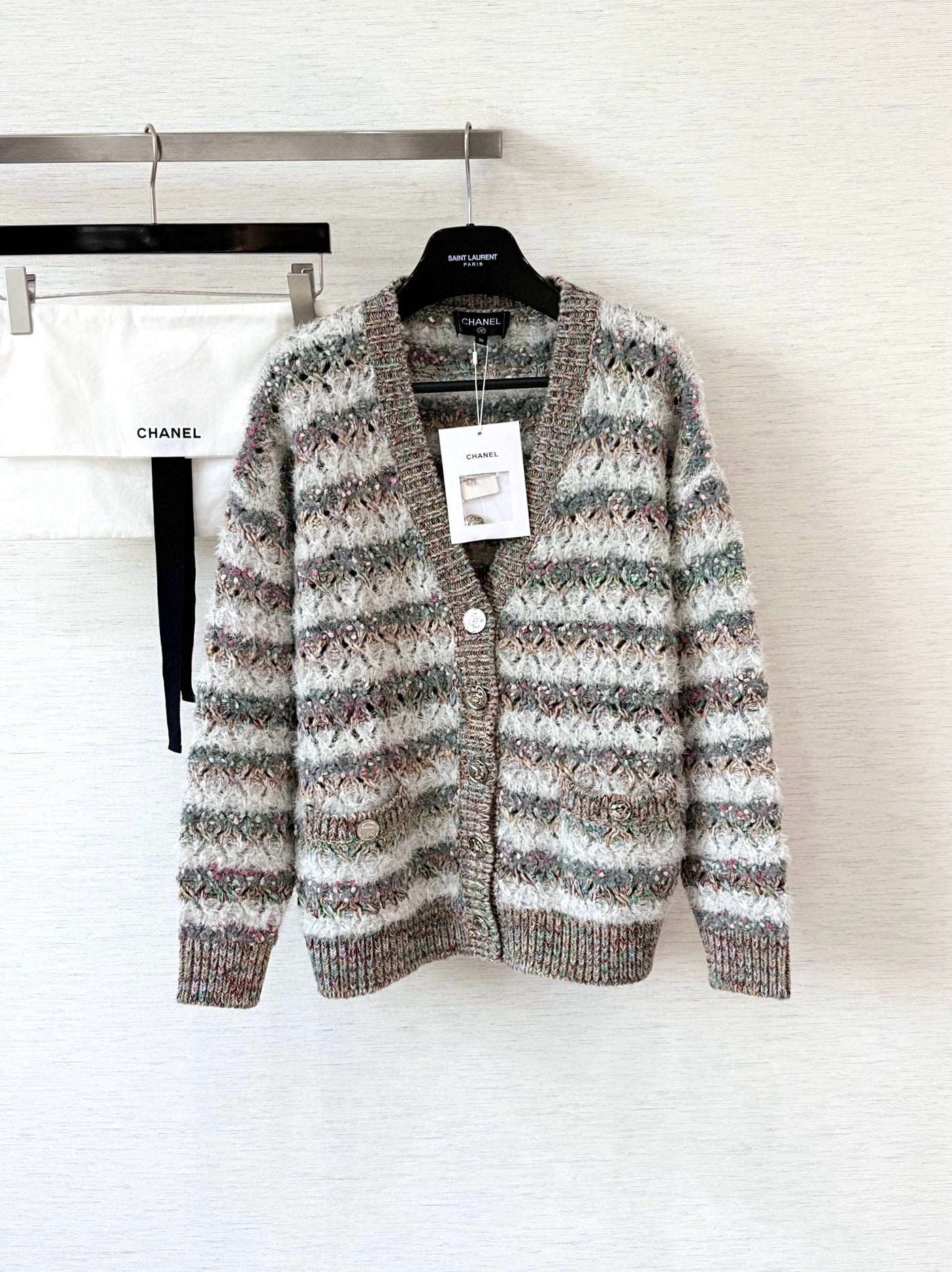 샤넬 울 캐시미어 셋업