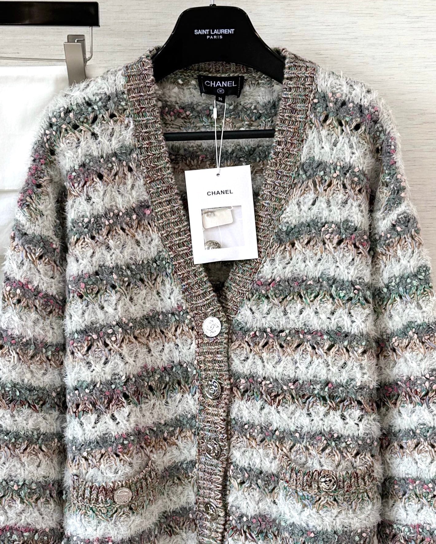 샤넬 울 캐시미어 셋업