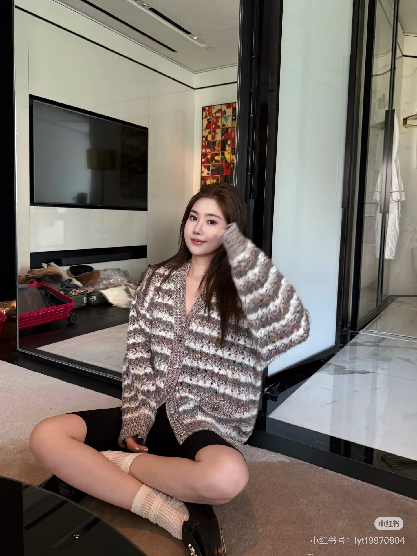 샤넬 울 캐시미어 셋업