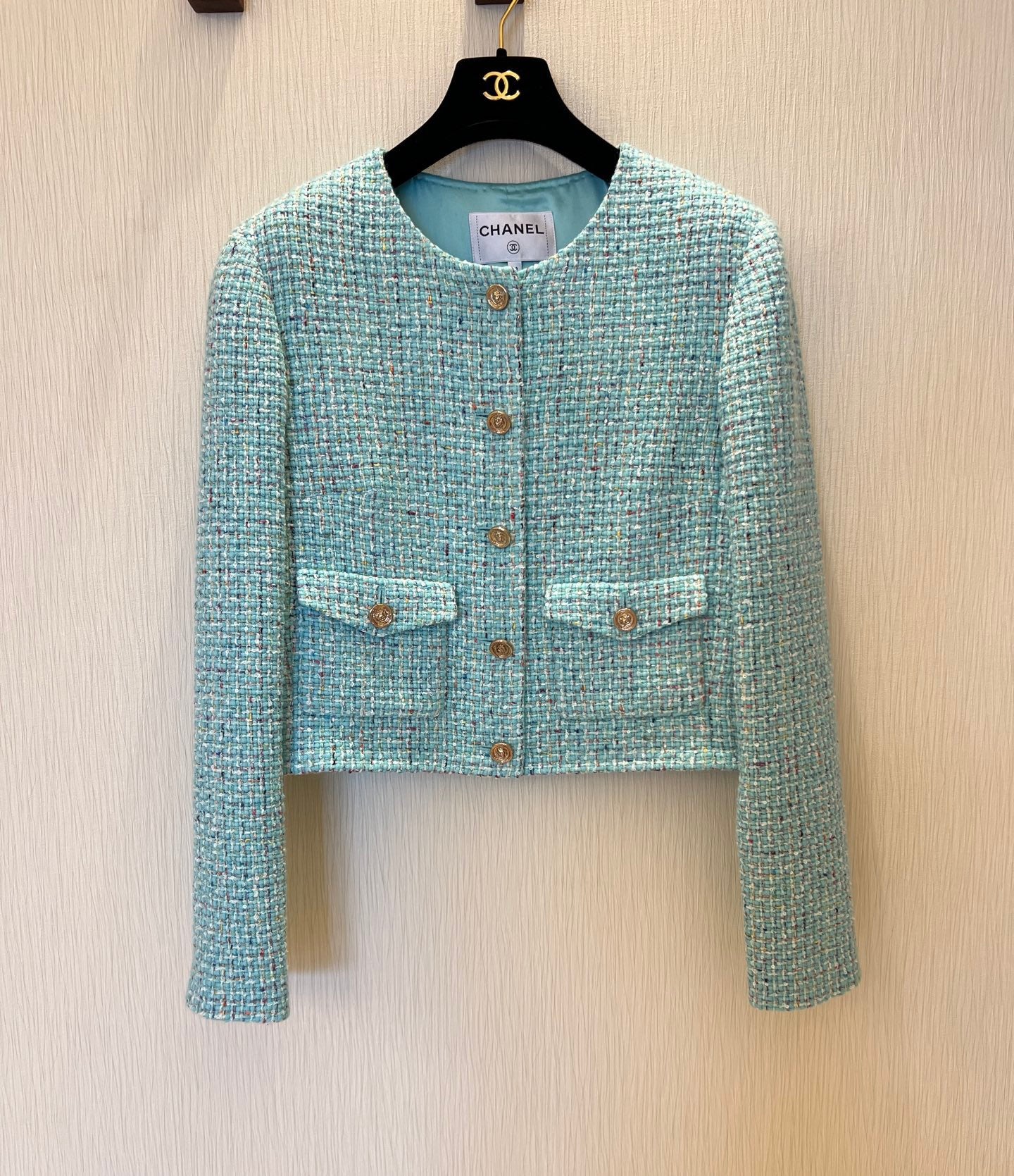 샤넬 빈티지 트위드 자켓