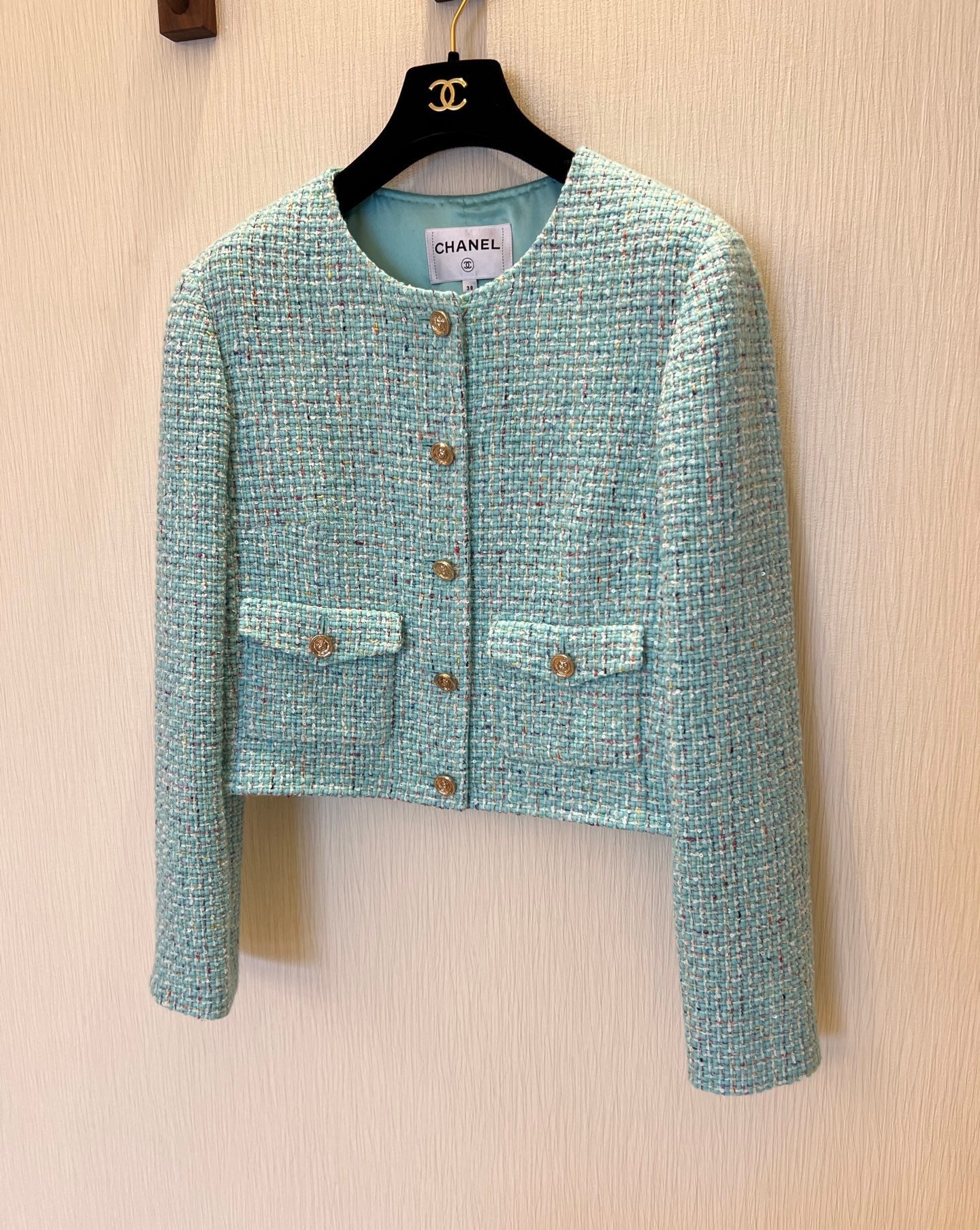 샤넬 빈티지 트위드 자켓