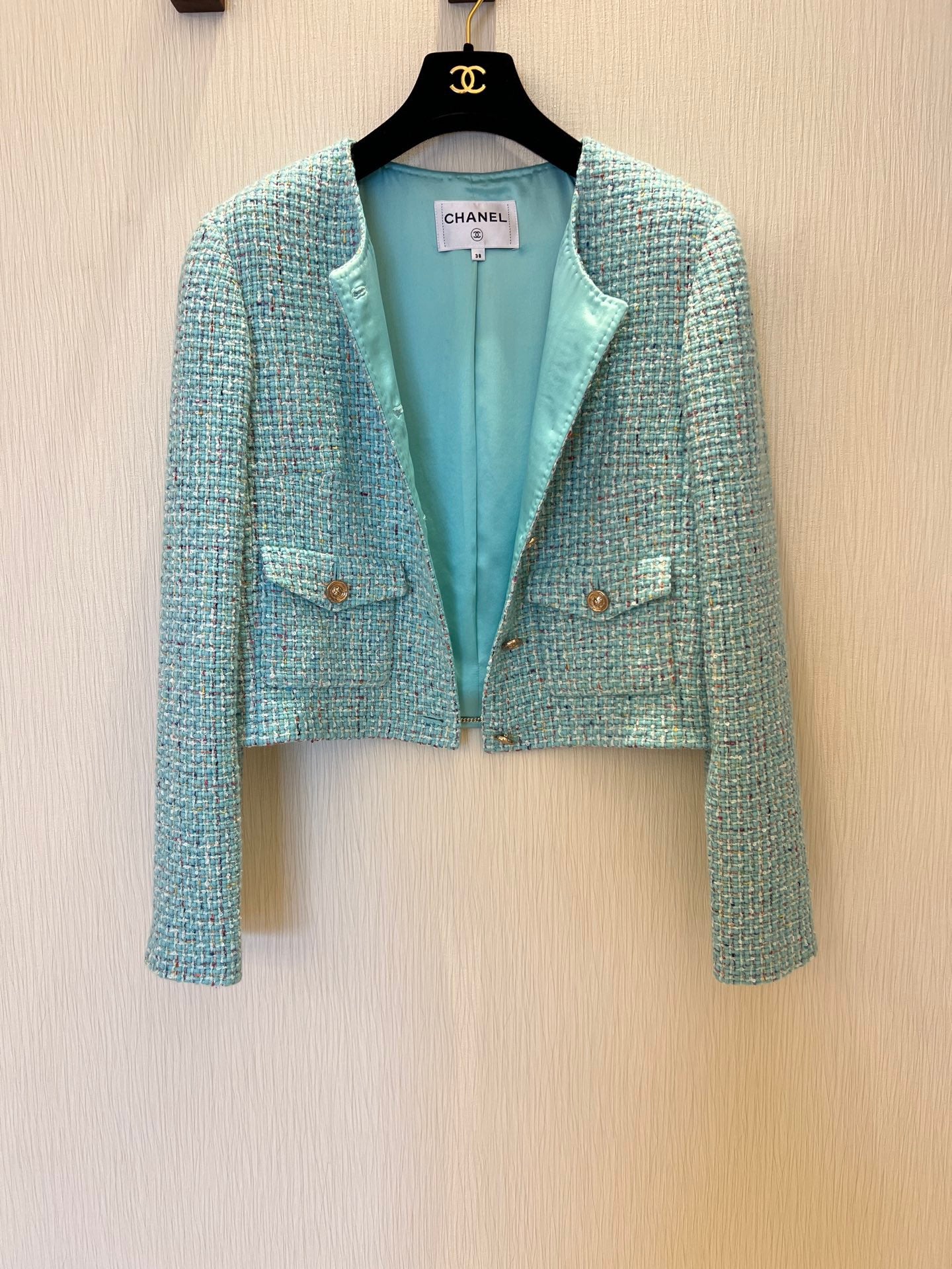 샤넬 빈티지 트위드 자켓