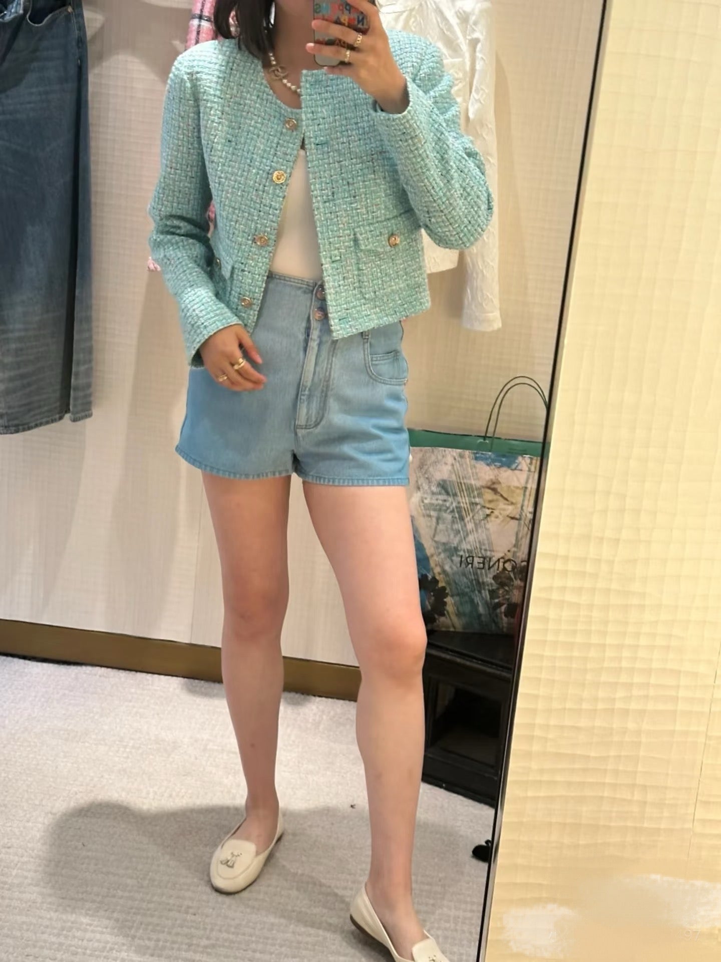 샤넬 빈티지 트위드 자켓