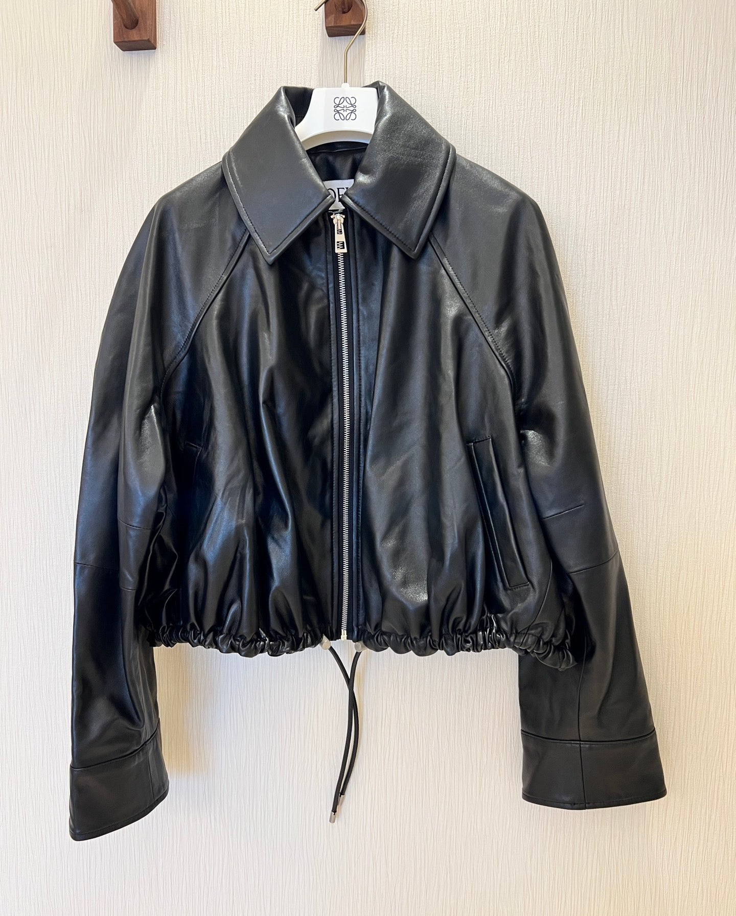 로에베 나파 양가죽 벌룬 자켓