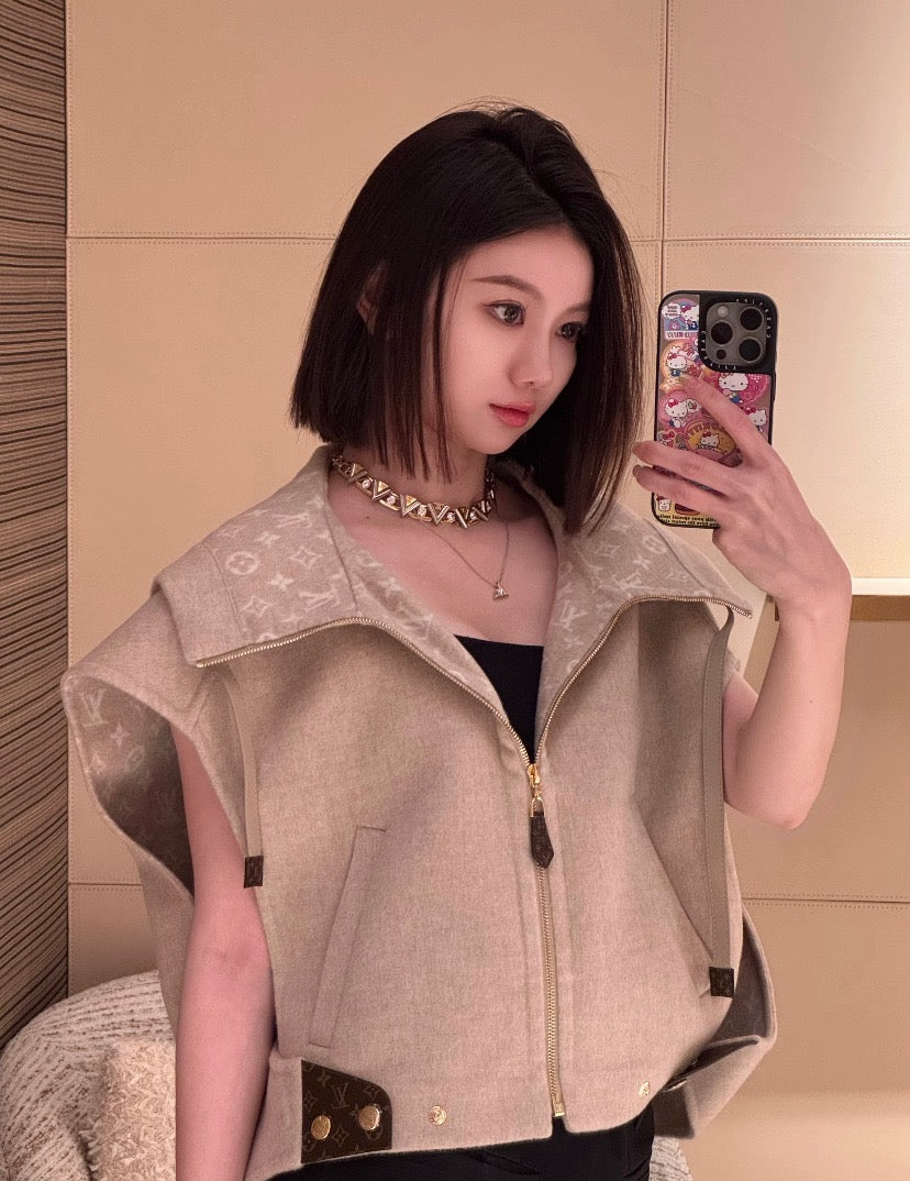 루이비통 더블 페이스 오픈암 자켓