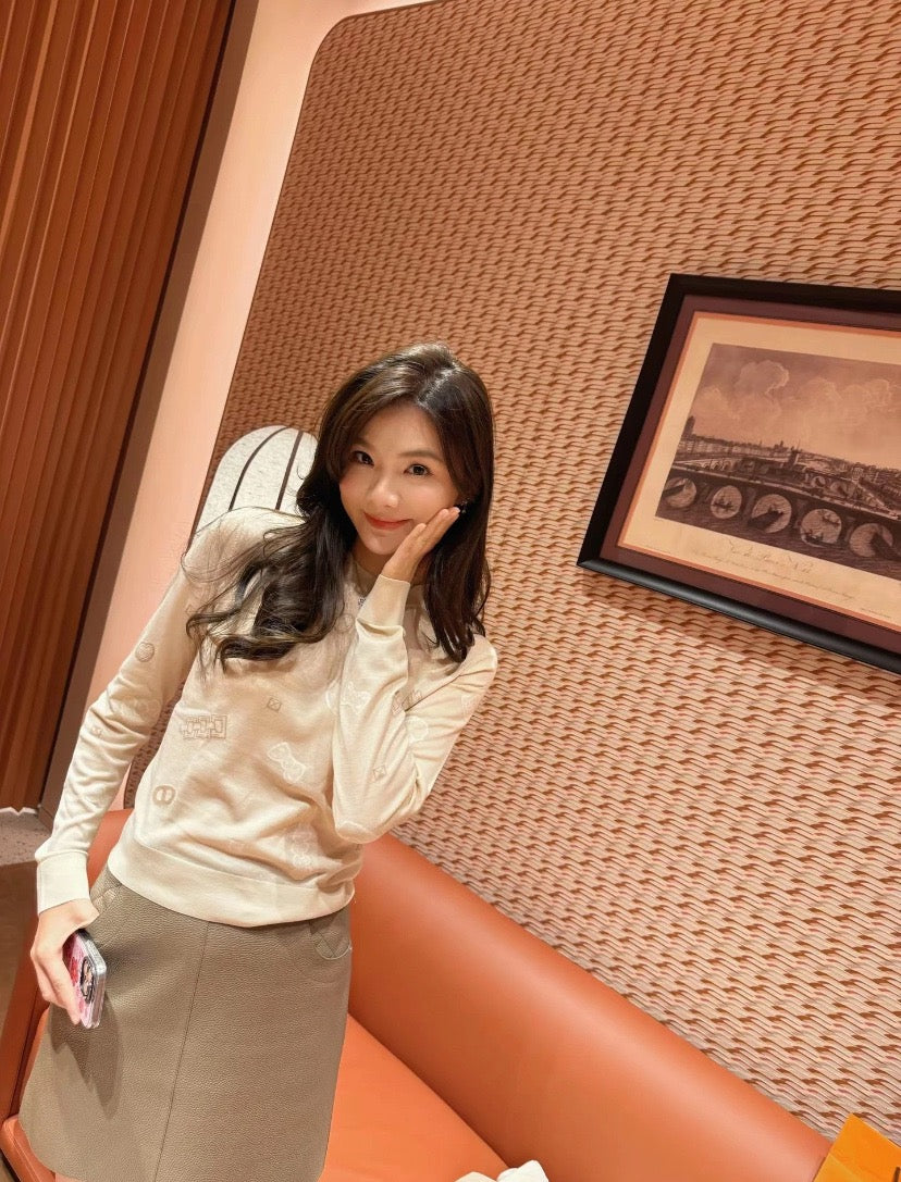에르메스 Candy Libris 롱 슬리브 스웨터