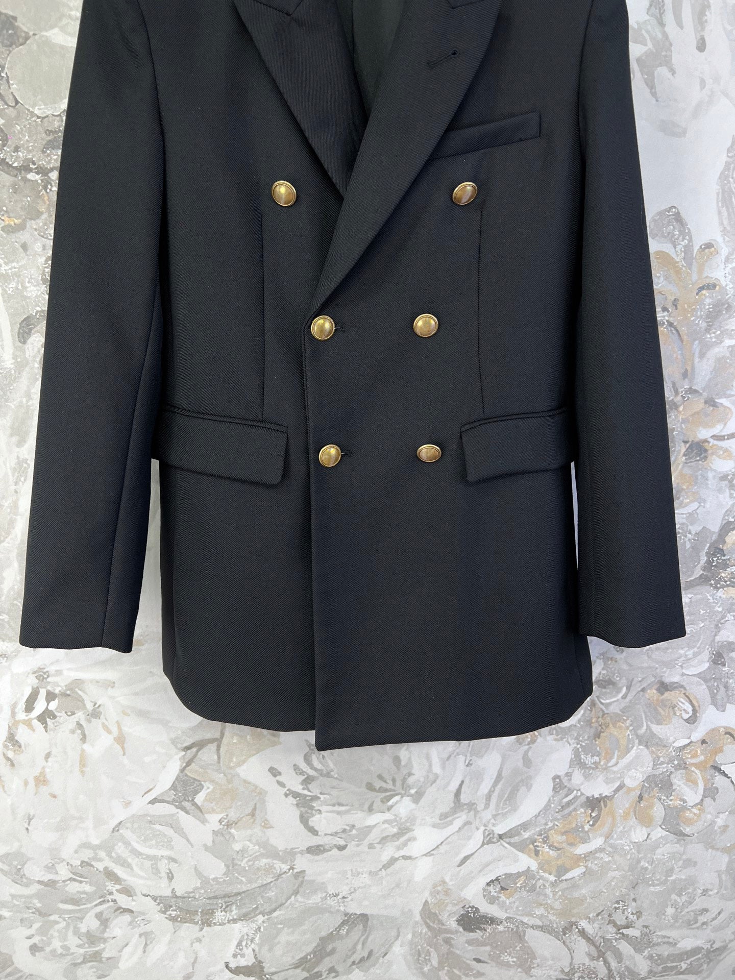 생로랑 더블 브레스트 자켓