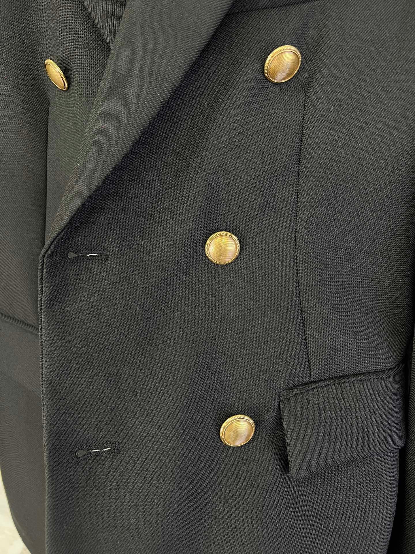 생로랑 더블 브레스트 자켓