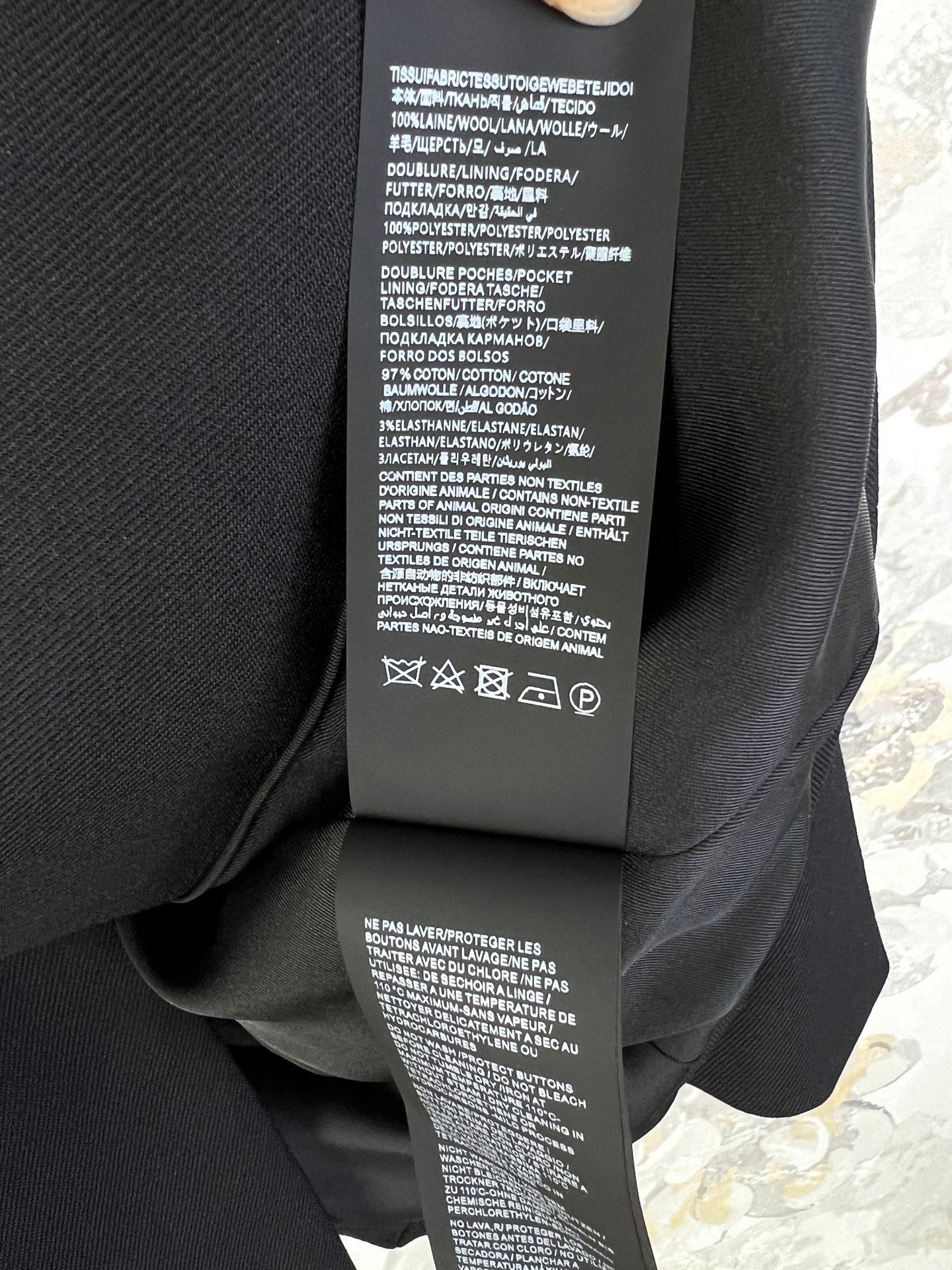 생로랑 더블 브레스트 자켓