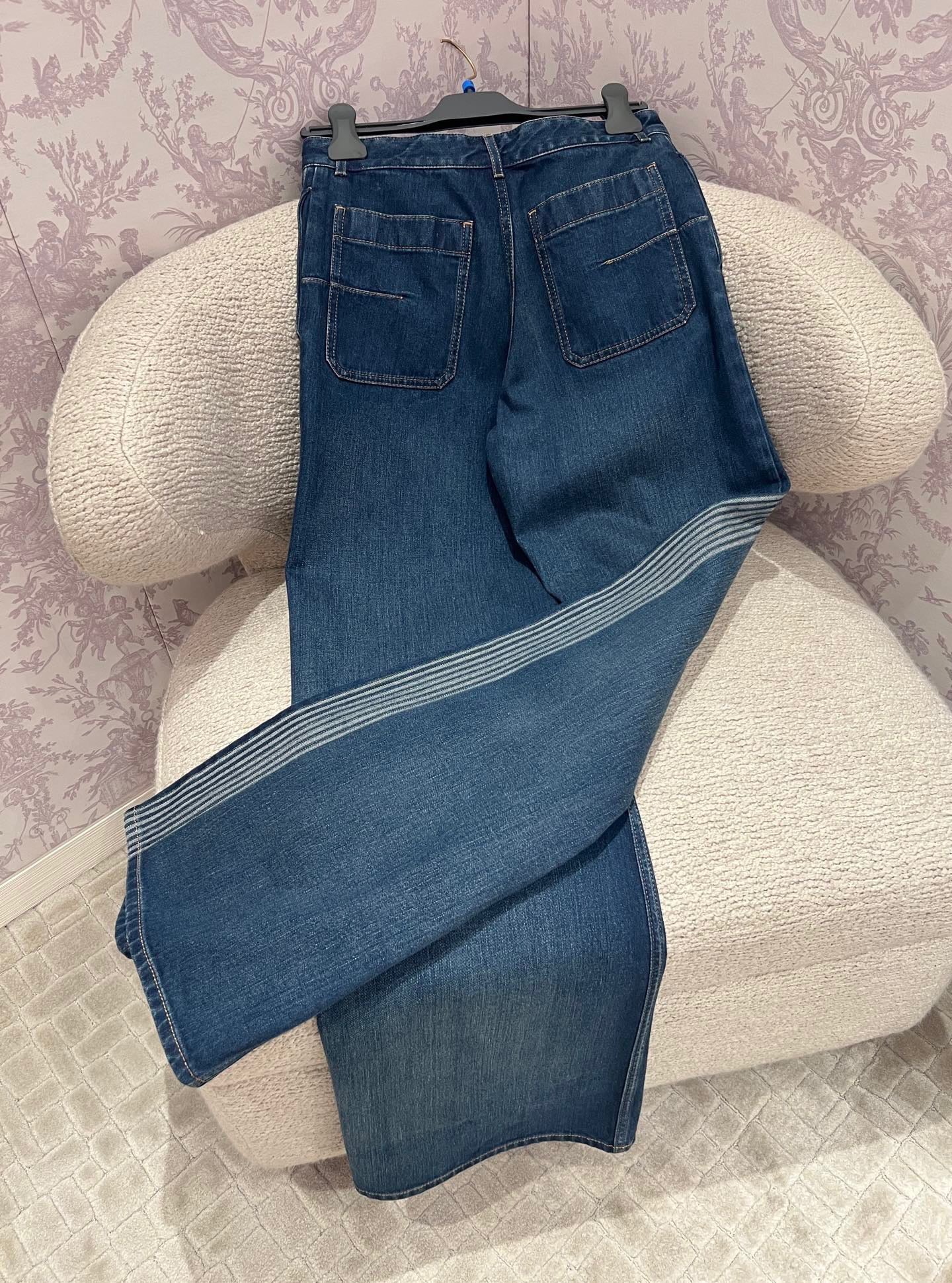 디올 그라피크 코튼 데님