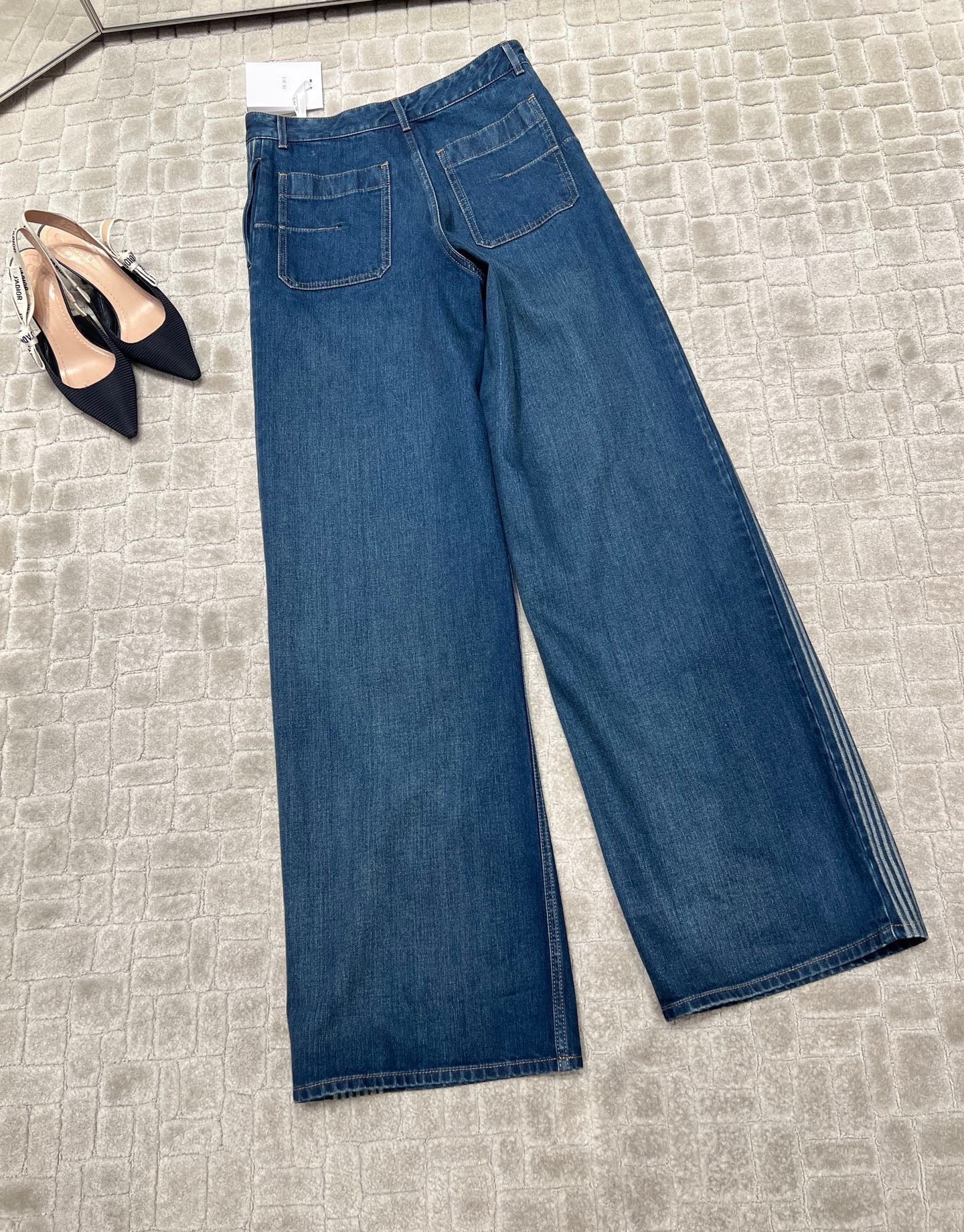 디올 그라피크 코튼 데님