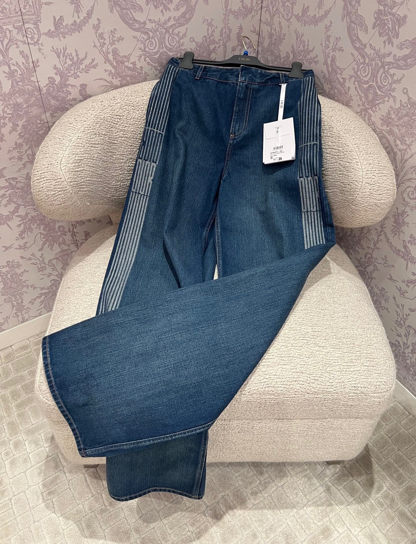 디올 그라피크 코튼 데님