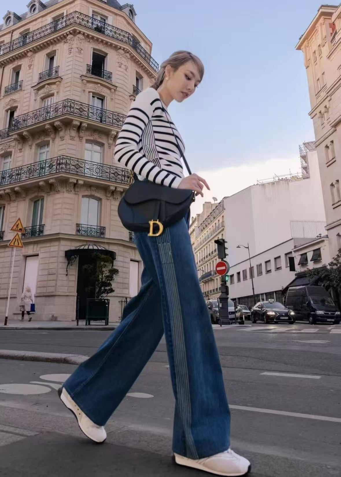 디올 그라피크 코튼 데님