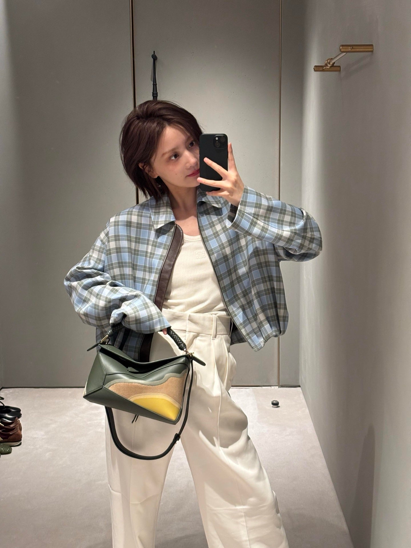 로에베 울 블렌드 드레이프 자켓