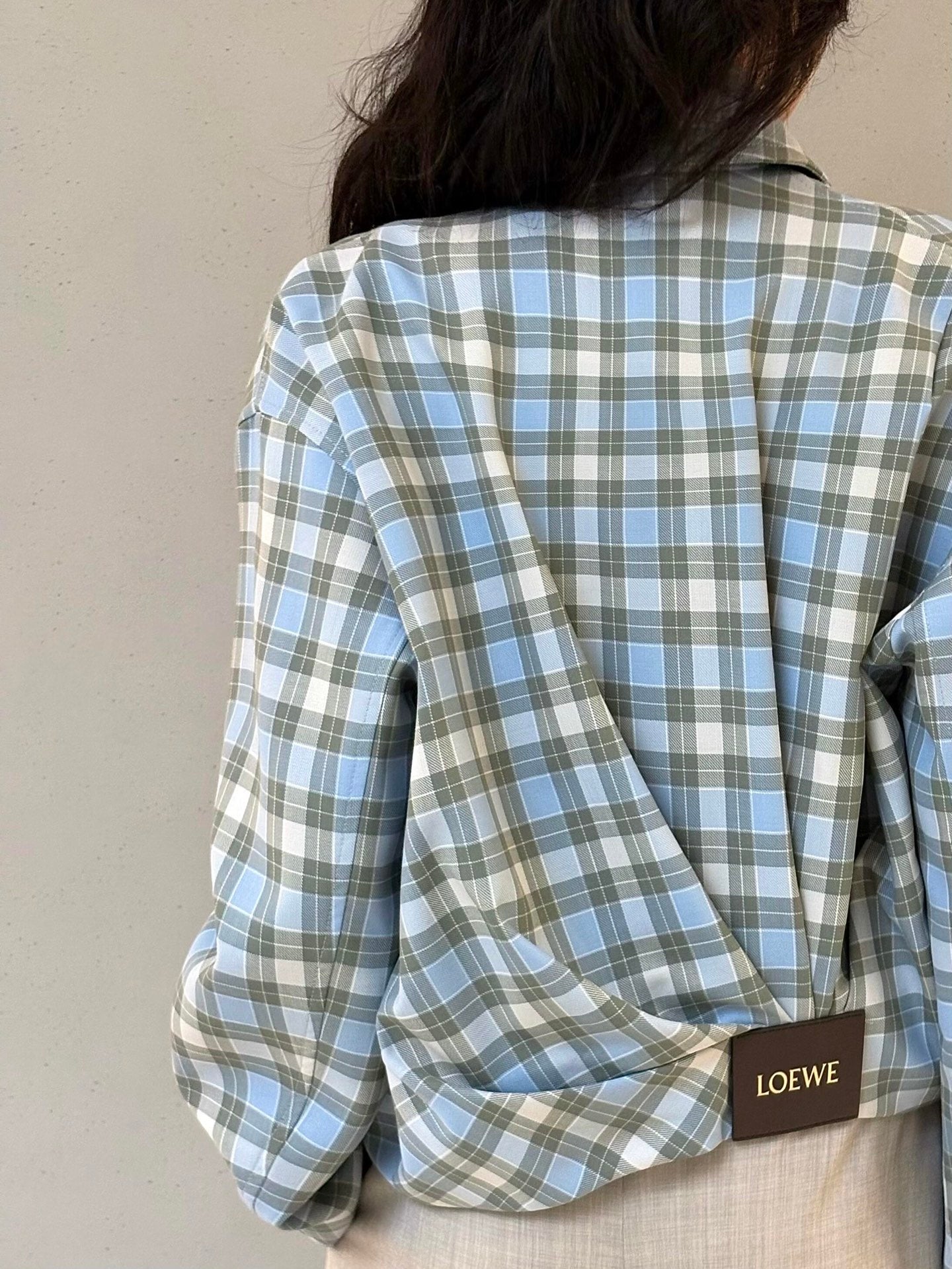 로에베 울 블렌드 드레이프 자켓