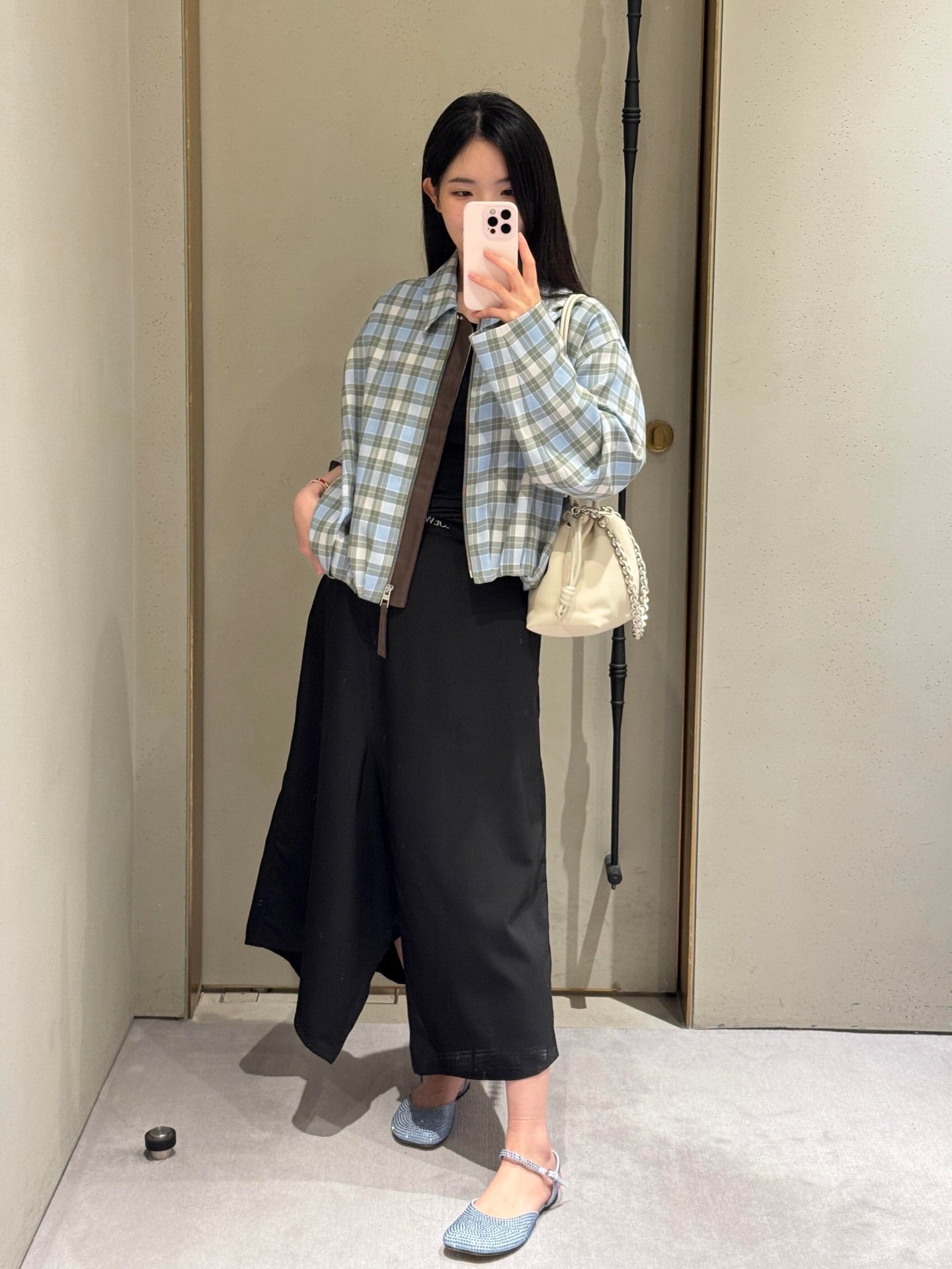 로에베 울 블렌드 드레이프 자켓