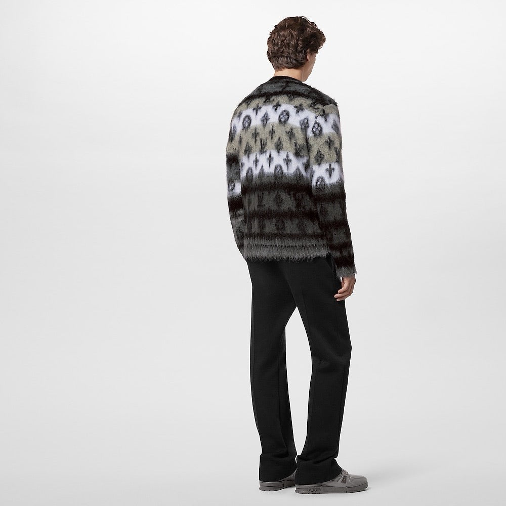 루이비통 모노그램 모헤어 가디건 멀티컬러