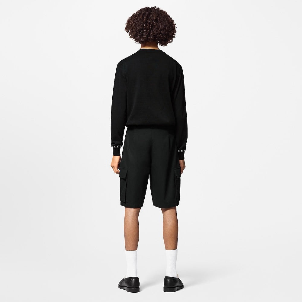 루이비통 롱 슬리브드 코튼 크루넥