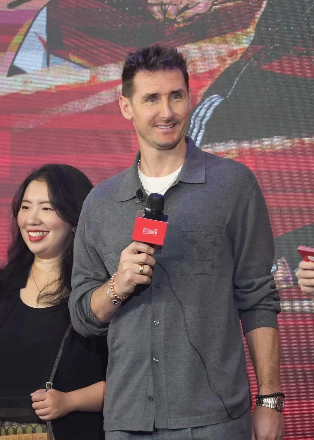 루이비통 코튼 오버셔츠 니트