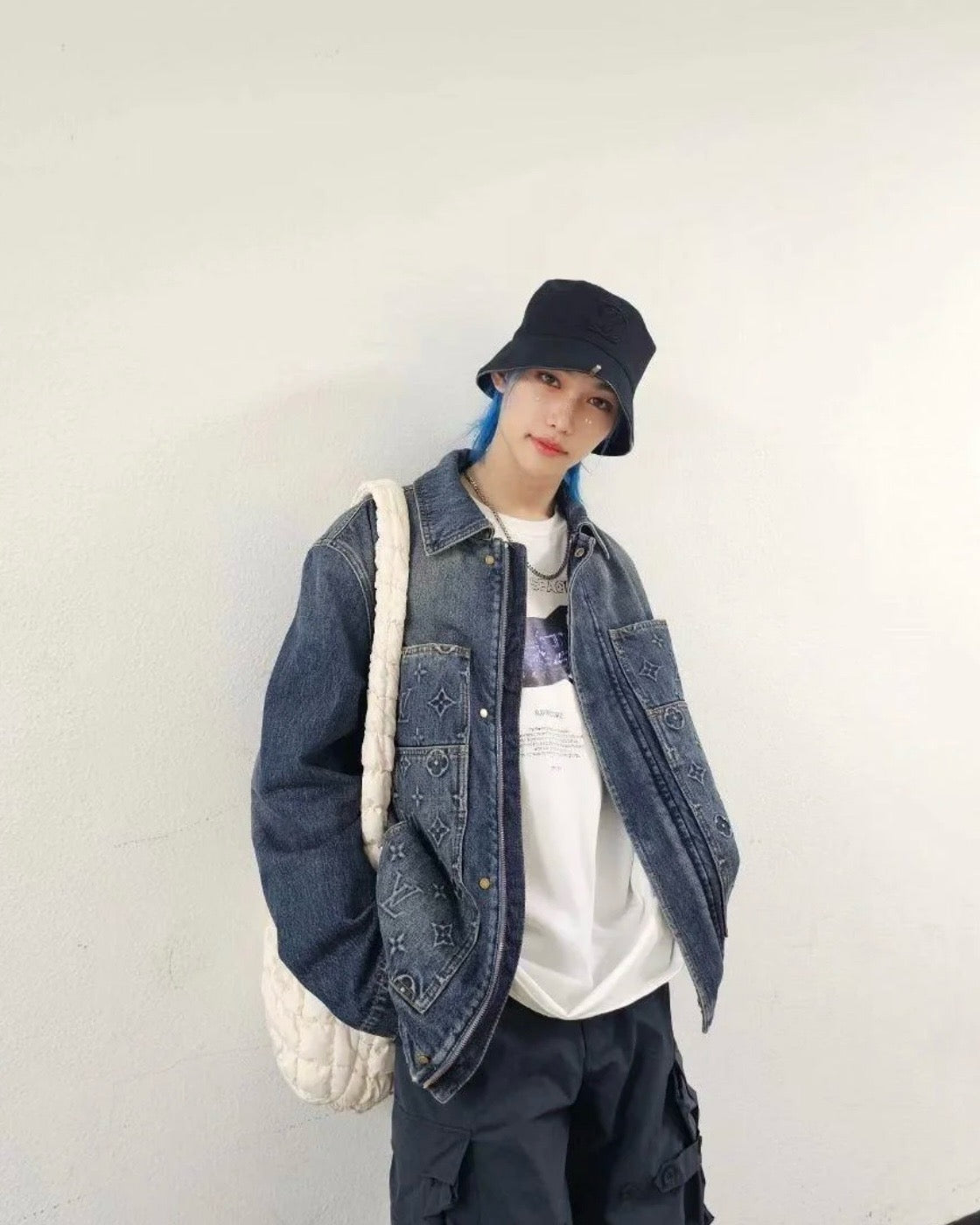 루이비통 워크웨어 데님 자켓 인디고