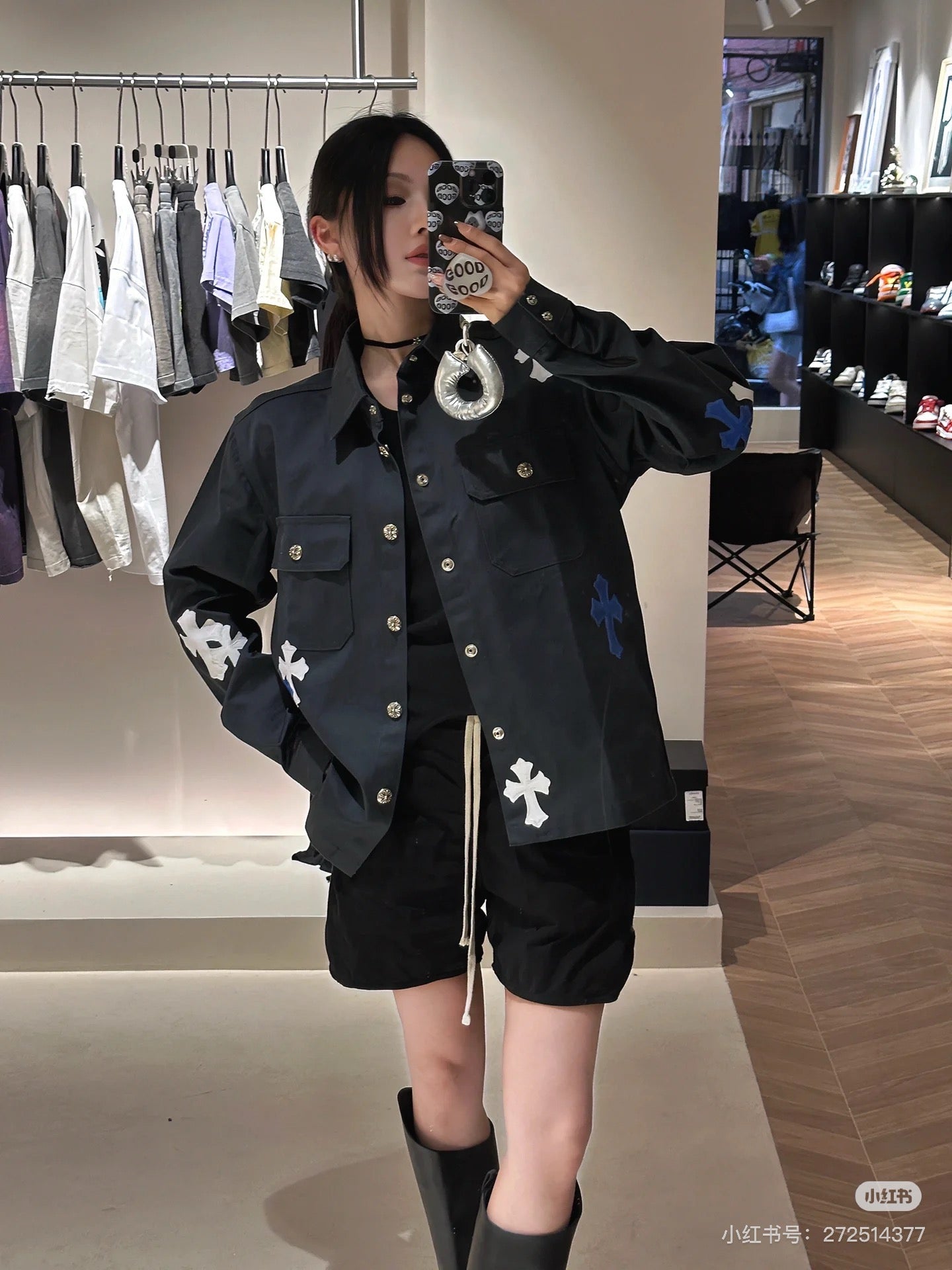 크롬하츠 데님 자켓