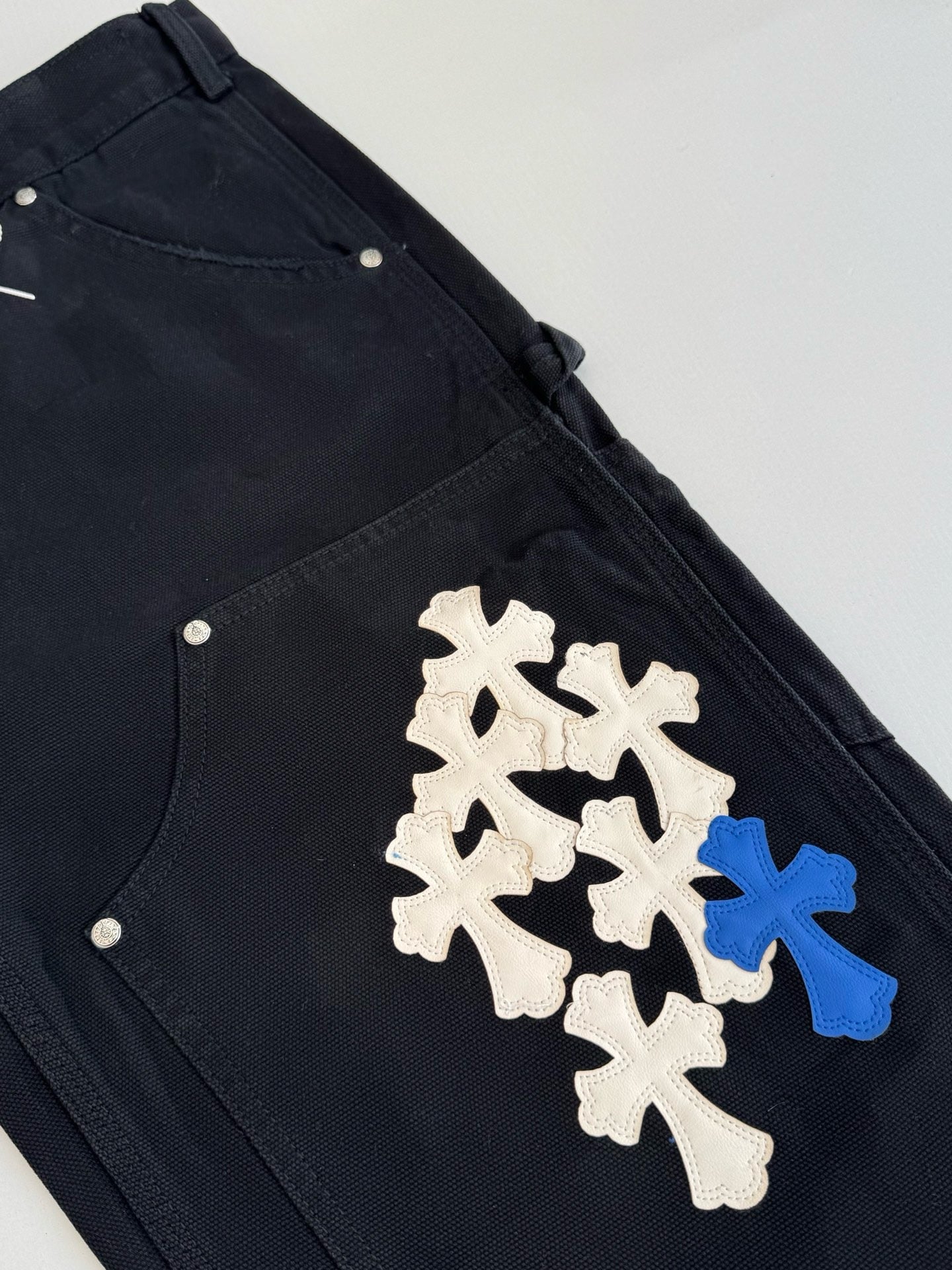 크롬하츠 로고 데님 팬츠