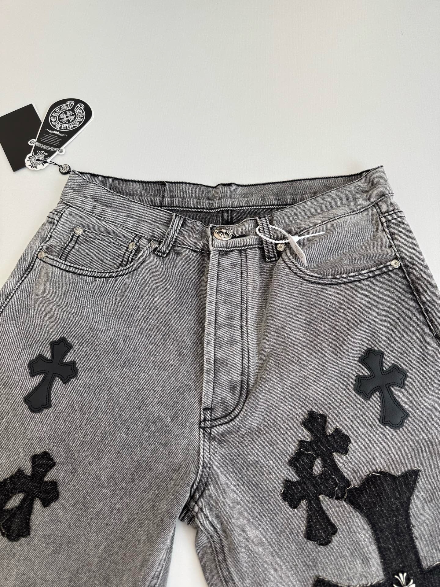 크롬하츠 빈티지 캐주얼 데님 팬츠