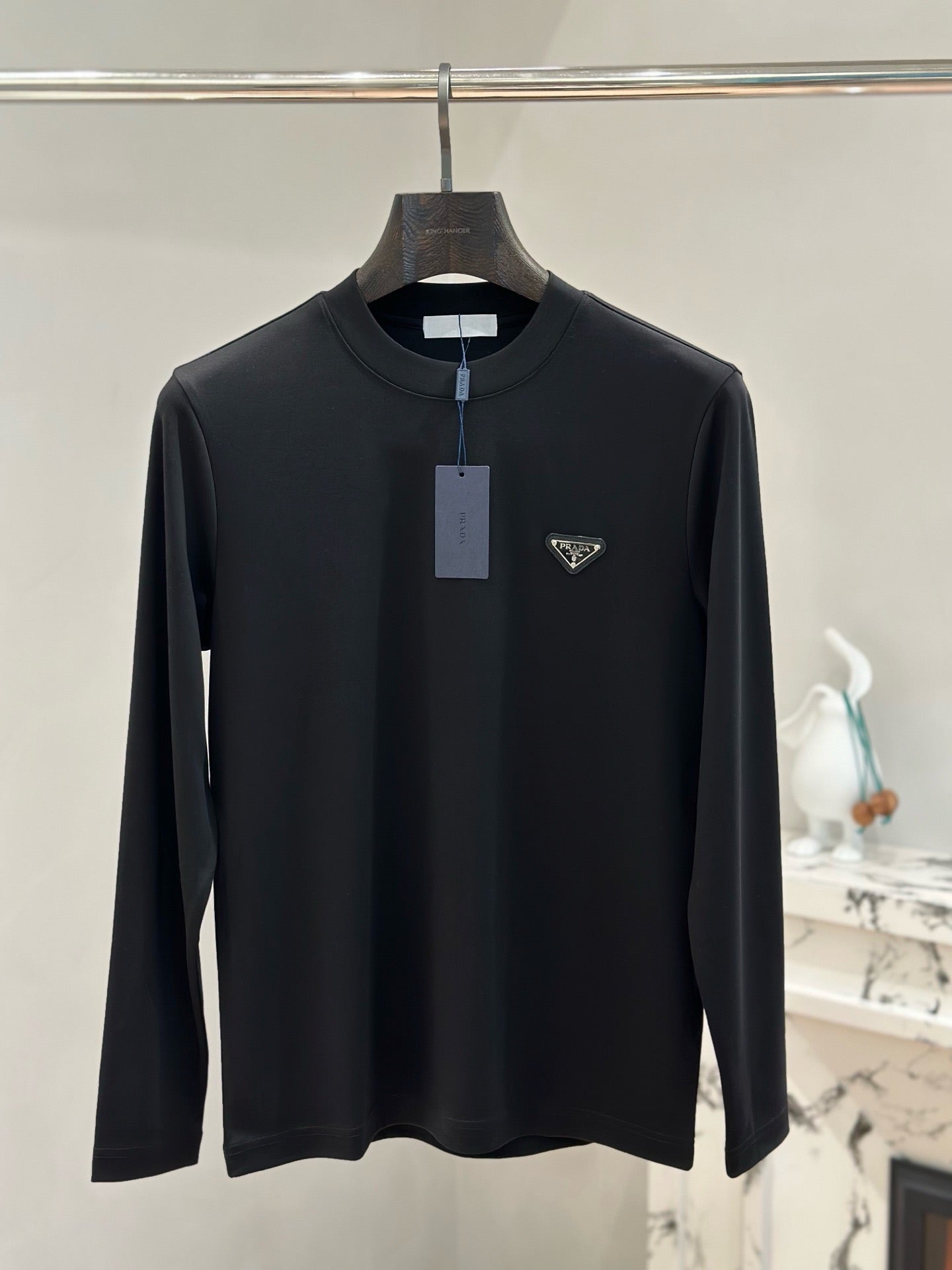 프라다 롱슬리브 저지 티셔츠
