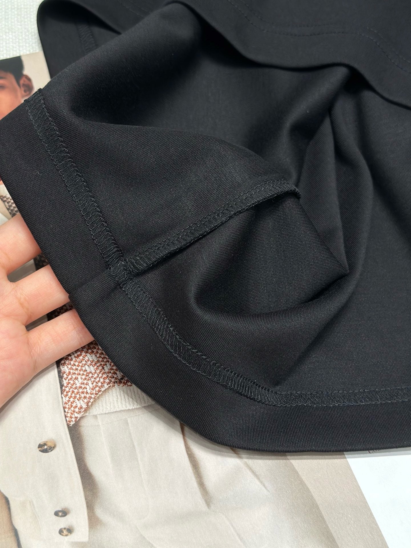 프라다 롱슬리브 저지 티셔츠