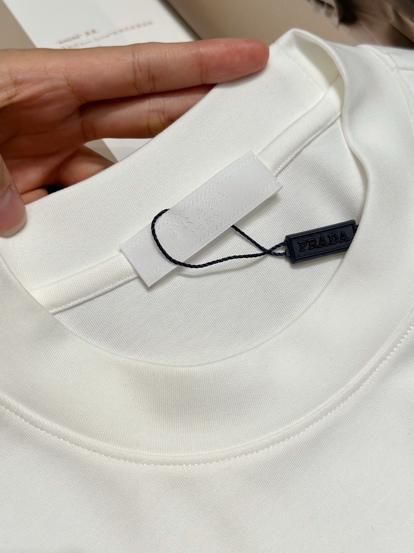 프라다 롱슬리브 저지 티셔츠