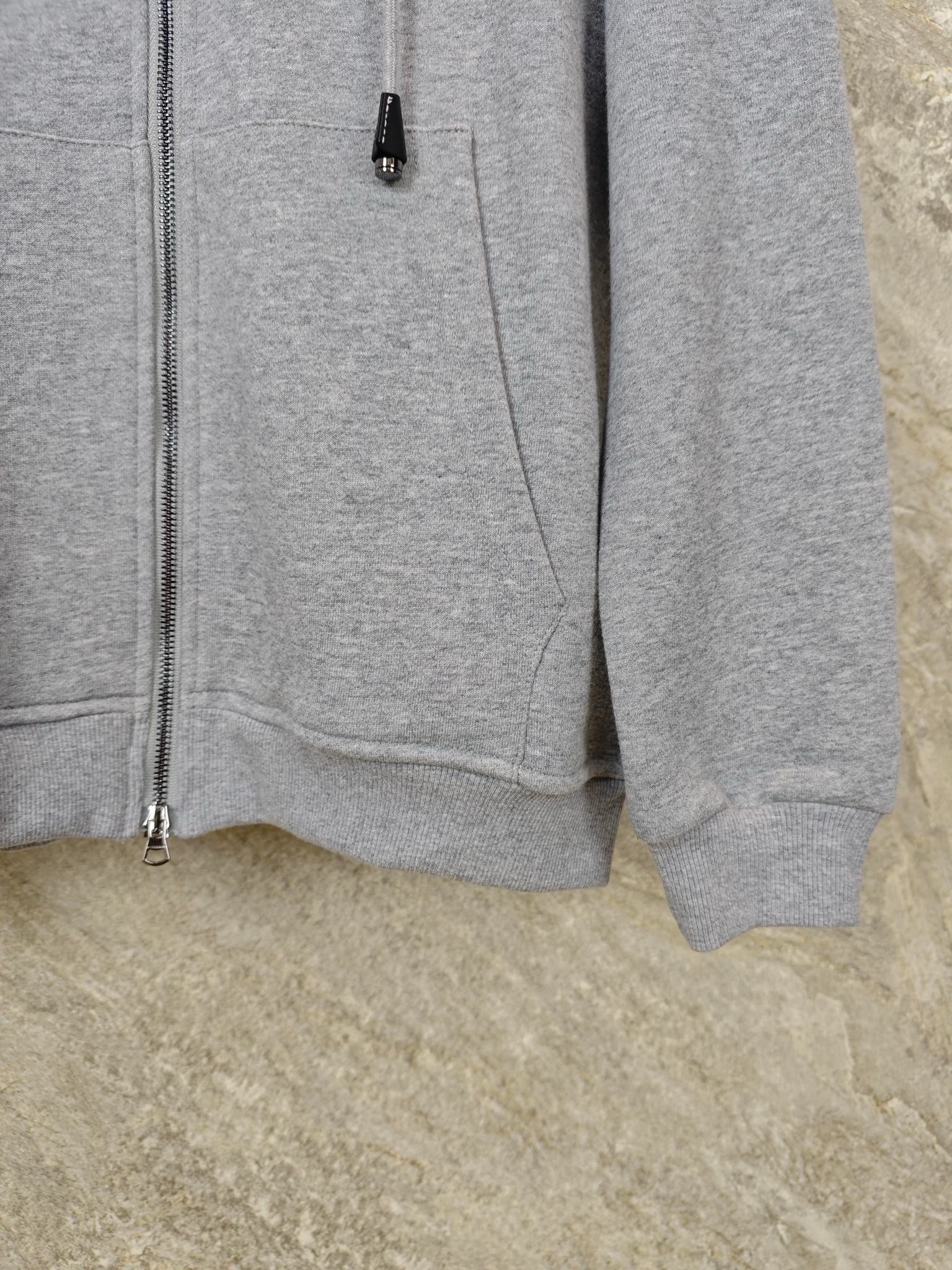 버버리 체크 후드 코튼 지퍼 후드